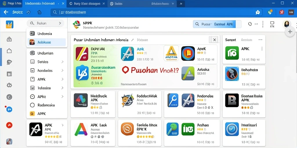 Tampilan menu awal yang menarik dan intuitif.