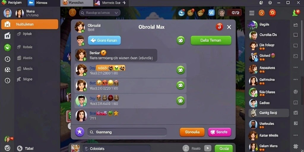 Tampilan utama aplikasi DOMTOTO yang menarik.
