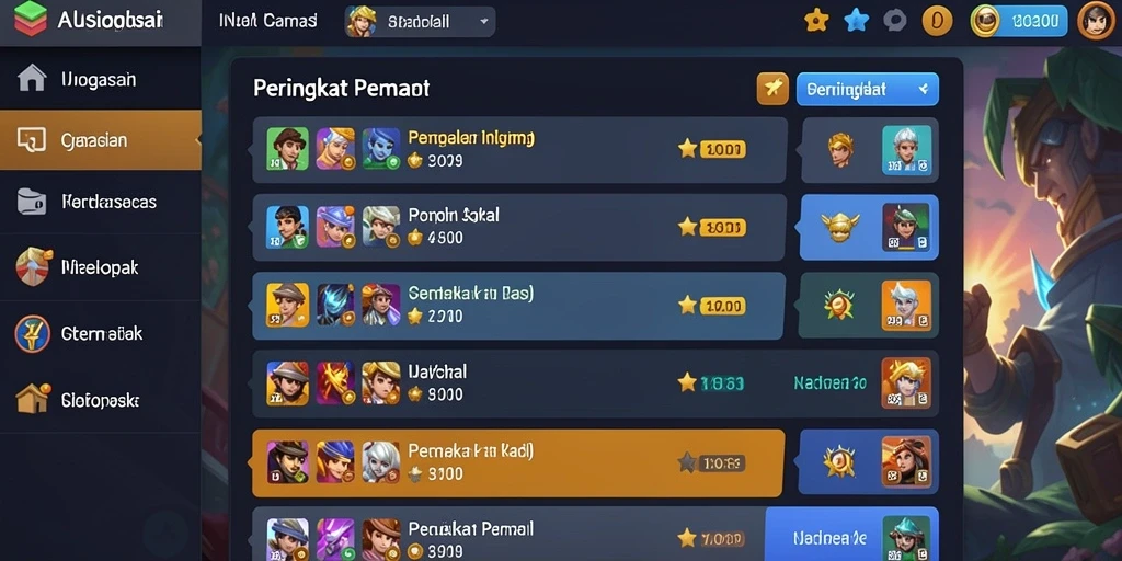 Tangkapan layar menunjukkan karakter utama dalam aksi.