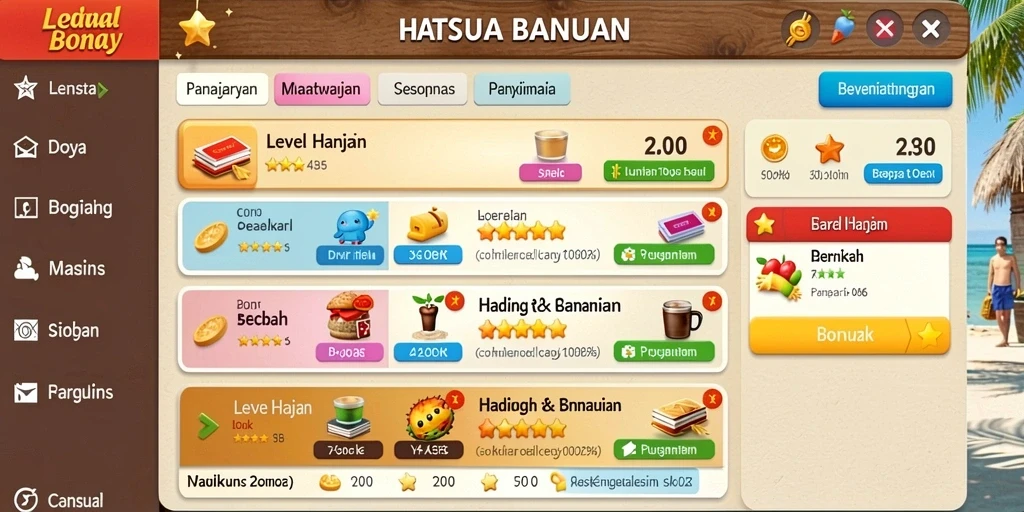 Tampilan mesin slot yang menawan dan menarik.