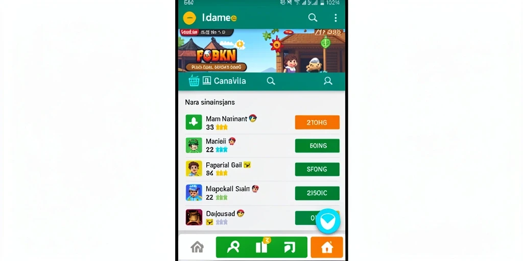Screenshot menunjukkan karakter utama dalam pertempuran melawan monster.