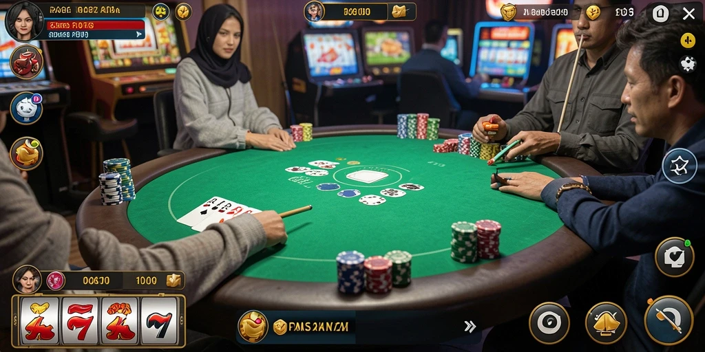 Tampilan utama IMBAJP dengan karakter utama siap berpetualang.