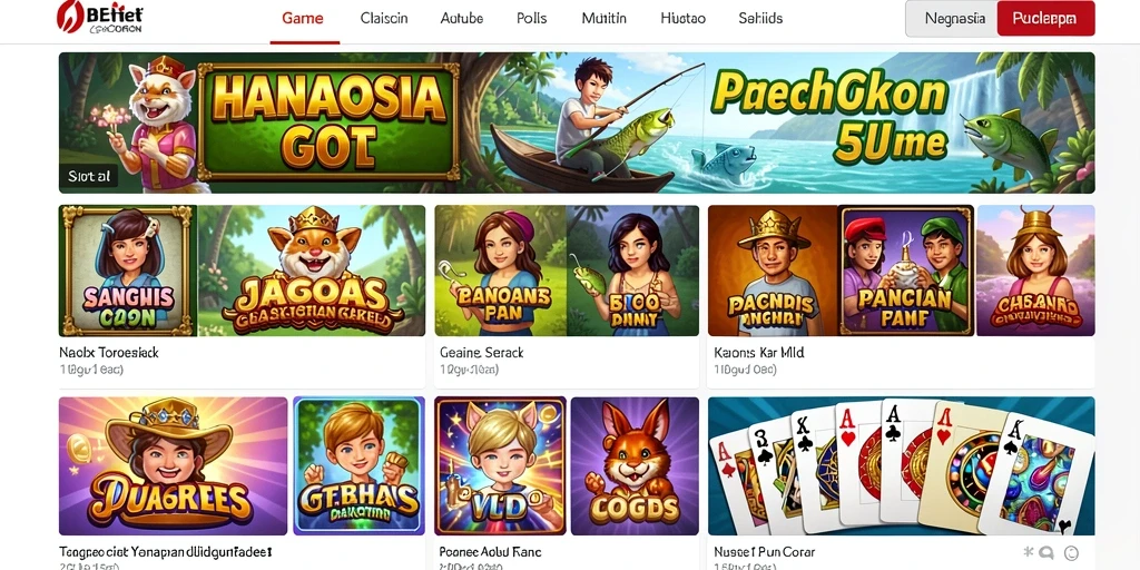 Tampilan utama game dengan grafis menawan.