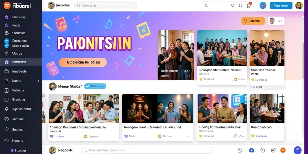 Tampilan antarmuka yang user-friendly.