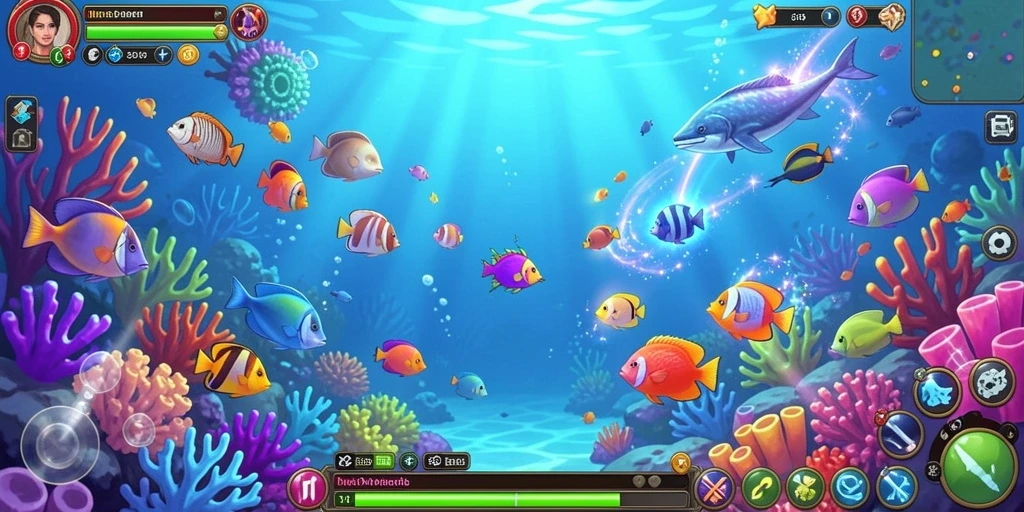 Tampilan awal LUCKYTOPIA yang menarik dan colorful.