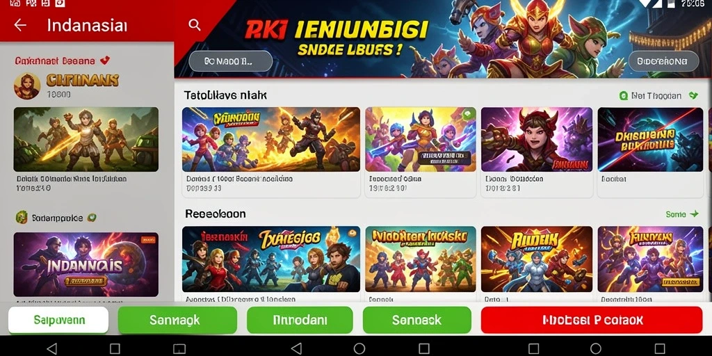Gambar menampilkan karakter utama dalam aksi petualangan.