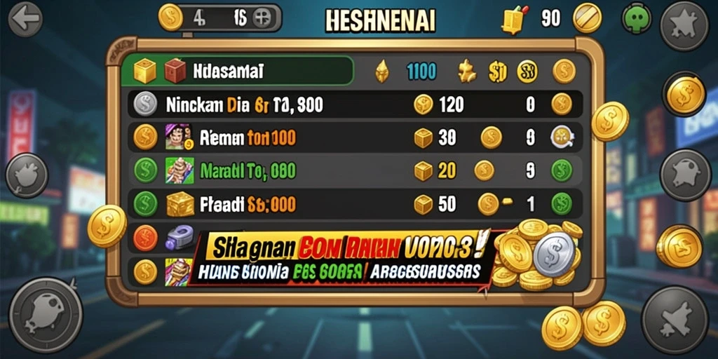 Screenshot 1: Menunjukkan karakter utama dalam aksi.