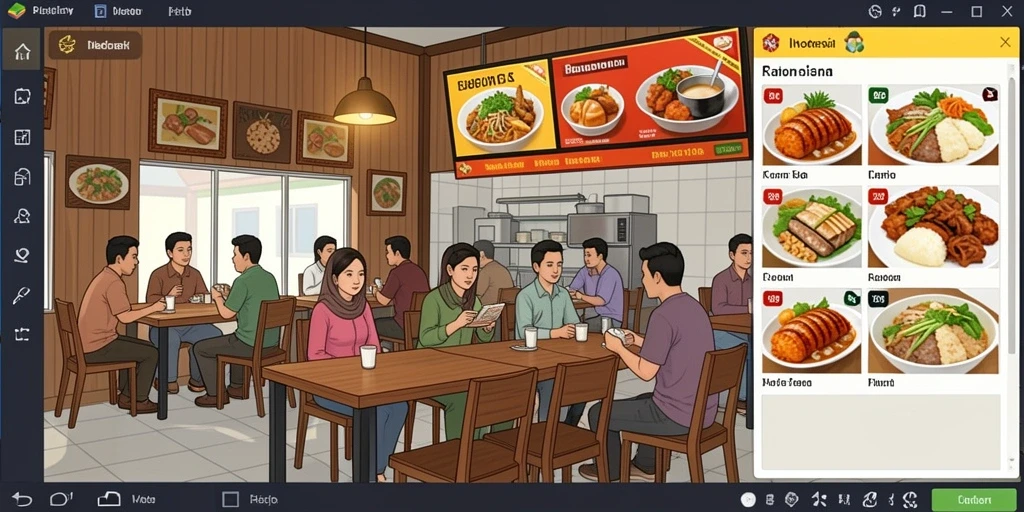 Tangkapan layar menampilkan karakter utama dalam petualangan seru.