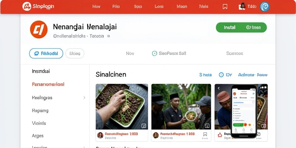 Tampilan antarmuka yang user-friendly dan menarik.