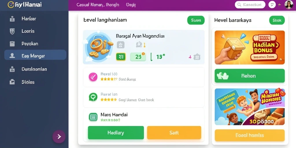 Tampilan antarmuka yang user-friendly dan mudah dinavigasi.