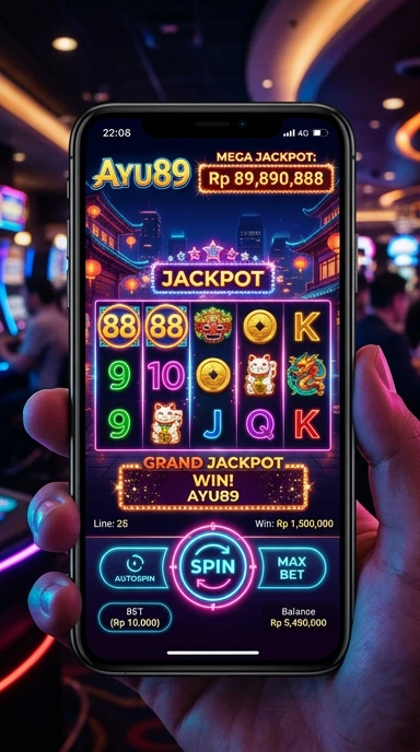 Cuplikan layar menu unduhan ayu89 untuk perangkat Android